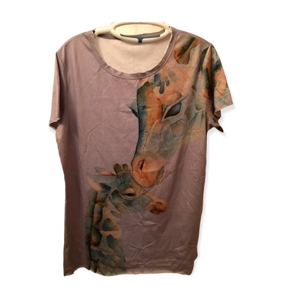 Women’s Top Size XL Short Sleeve Pull Over - Picture 1 of 6